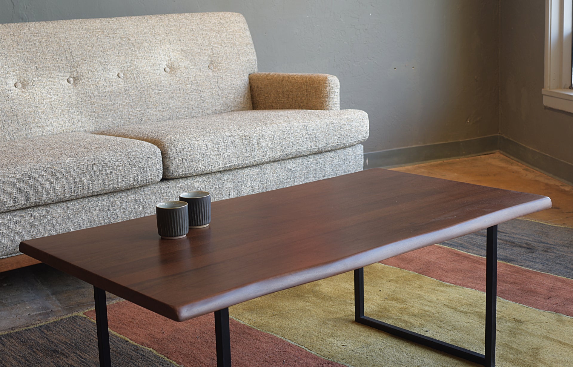 Aptos Coffee Table with Live Edge