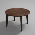 Borgen Round Coffee Table in Walnut
