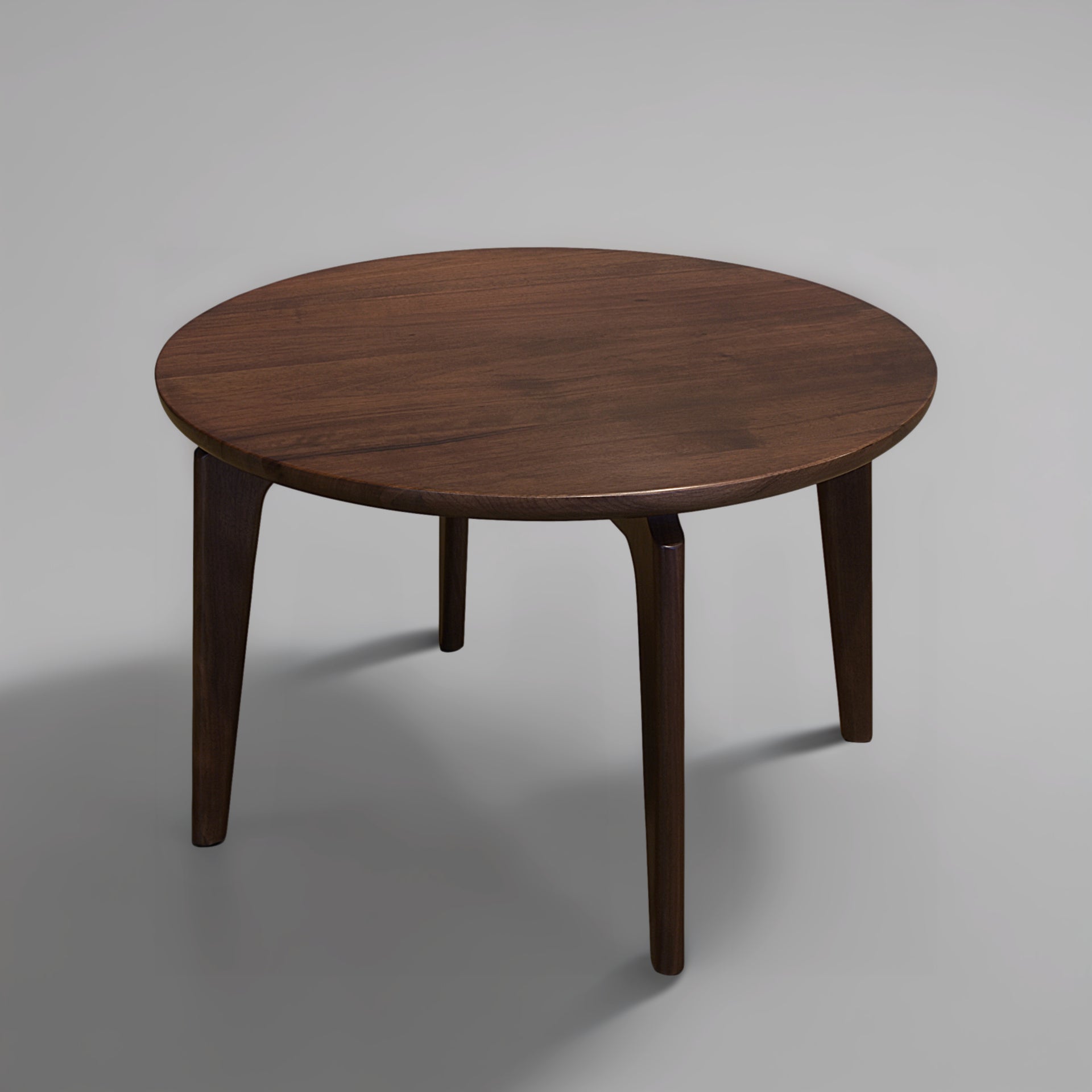 Borgen Round Coffee Table in Walnut