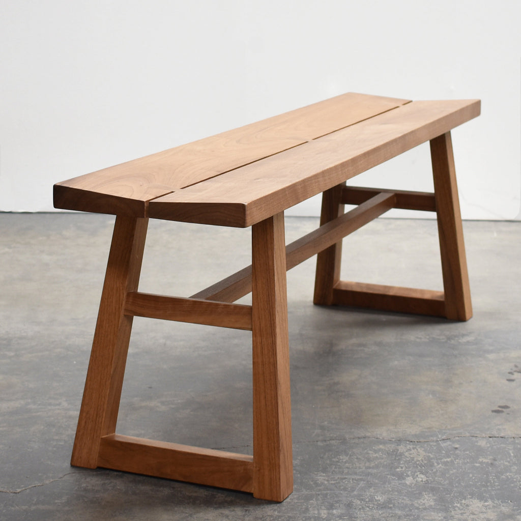 Chelsea Bench, Solid Walnut, Feat. Dovetail Joinery, 54 Long
