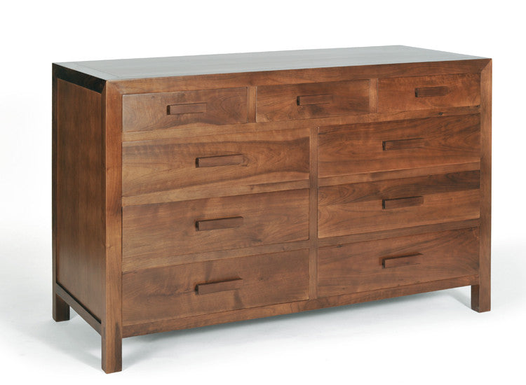 Indigo Dresser, Wide - Medium Walnut